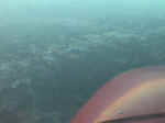 Still hazy out.  This is a picture of about where my house is, but I cannot find it.